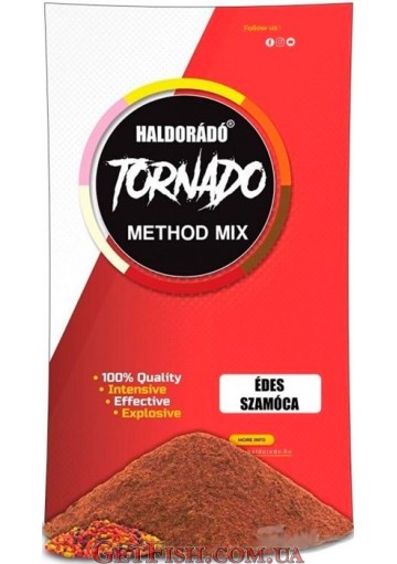 Прикормка Haldorádó TORNADO Method MIX - Полуниця 500гр.