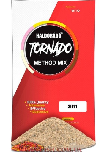 Прикормка Haldorado TORNADO Метод мікс Sipi1 500гр.(Лимон Мята)