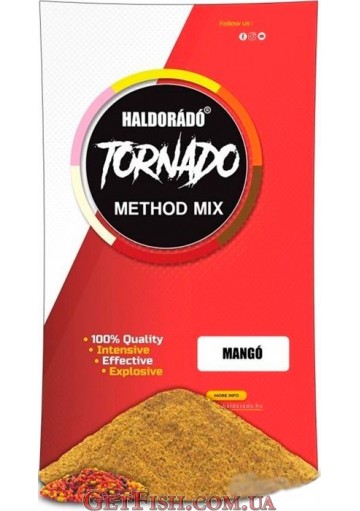 Прикормка Haldorádó TORNADO Method MIX - Манго 500гр