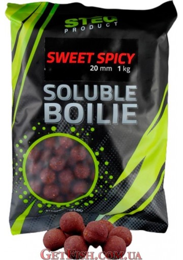 Бойли Steg Soluble Boilie Sweet Spicy Солодкі Спеції 20 mm 1kg