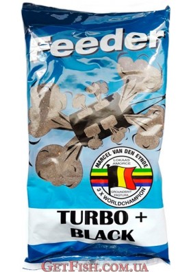 Прикормка VDE Feeder Turbo+ Black (Фідер Турбо + Чорний) 1кг
