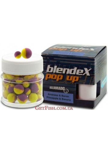 Бойлы плавающие Haldorádó BlendeX Pop Up - Ananász + Banán 8-10 mm (Ананас+банан)