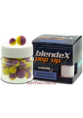 Бойлы плавающие Haldorádó BlendeX Pop Up - Ananász + Banán 12-14 mm (Ананас+банан)