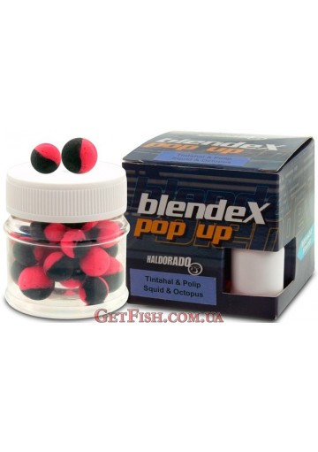 Бойли плаваючі Haldorádó BlendeX Pop Up - Tintahal + Polip 12-14 mm (Кальмар + Восьминіг)