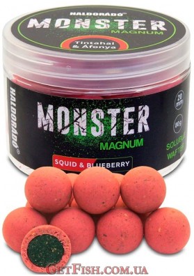 Бойлы Haldorádó Monster Magnum Squid & Blueberry 20 mm Кальмар + Клюква