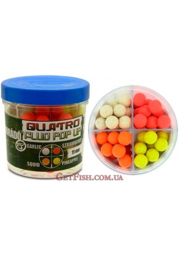 Бойли Haldorádó Quatro Fluo Pop Up Boilies 11mm
