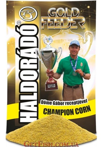 Прикормка Haldorado Gold Feeder Champion Corn (Чемпионская кукуруза) 1 kg