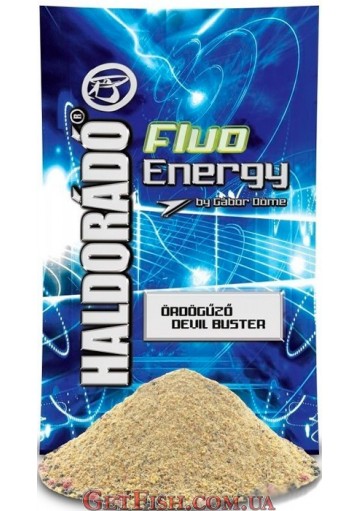 Прикормка Haldorádó Fluo Energy - Ördögűző / Devil Buster (Миндаль чеснок)