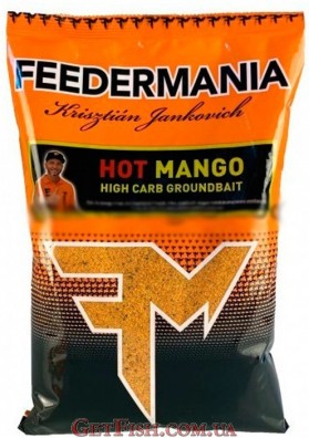 Прикормка Feedermania HIGH CARB HOT MANGO 800 GR