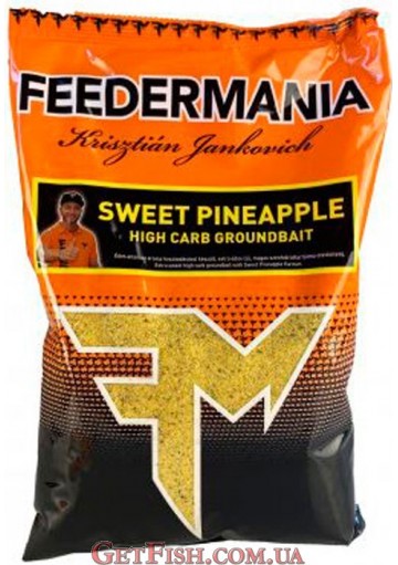 Прикормка Feedermania HIGH CARB SWEET PINEAPPLE 800 GR