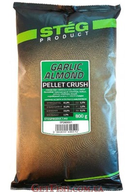 Прикормка Steg Pellet Crush Мигдаль-часник (Garlic Almond) 0,8кг
