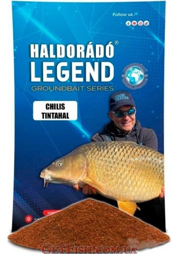 Прикормка Haldorado LEGEND (0,8кг) Чілі Кальмар