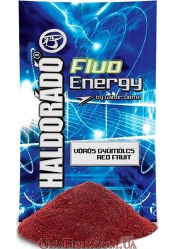 Прикормка Haldorádó Fluo Energy - Vörös Gyümölcs / Red Fruit (Червоні фрукти)