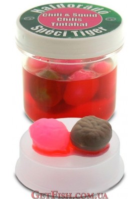 Штучний тигровий горіх Haldorádó SpéciTiger - Chilis Tintahal / Chili & Squid (Чилі-кальмар) 15mm 8шт.