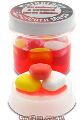 Штучна велика кукурудза Haldorádó SpéciCorn Mega - Epres Kókusz / Strawberry & Coconut (Полуниця-кокос) 8шт.