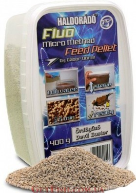 Флюо микропеллет Haldorado Fluo Micro Method Feed Pellet — Ördögűző/Devil Buster (Заклинатель)
