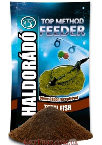 Прикормка Haldorádó TOP Method Feeder Total Fish (Рыба) 0.8 kg —