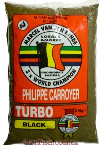 Прикормка VDE Turbo Zwart — Noir — Black 2 kg