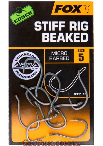Гачки FOX EDGES Stiff Rig Beaked №5 10шт.