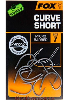 Гачки FOX EDGES Curve Short №7 10шт.