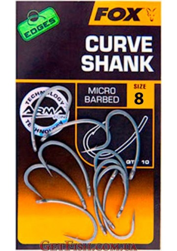 Гачки FOX EDGES Curve Shank №8 10шт.