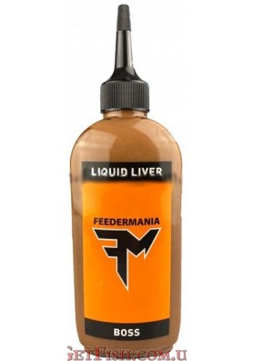 Атрактант Feedermania Liquid Liver, BOSS (восьминіг, спеції) 200 мл.