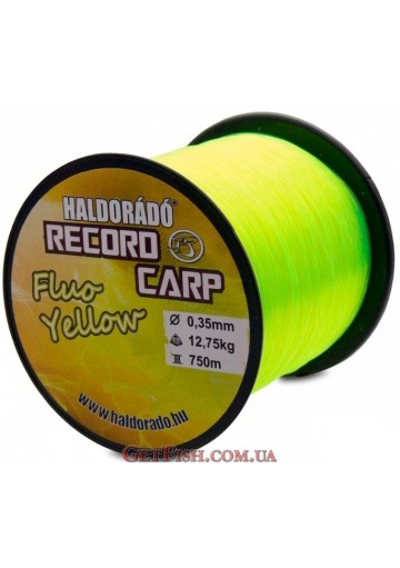 Волосінь Haldorádó Record Carp Fluo Yellow 750m 0,35mm