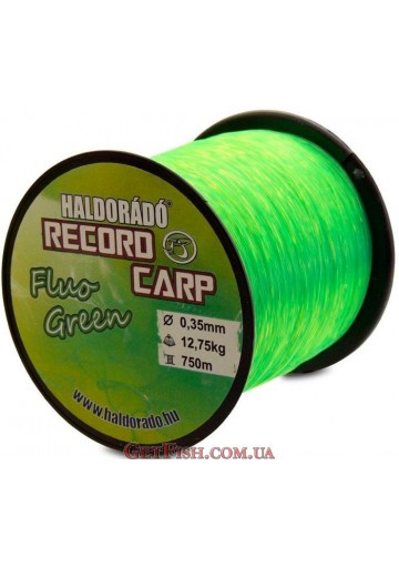 Леска Haldorádó Record Carp Fluo Green 750m 0,35mm