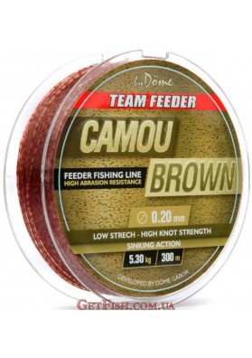 Волосінь Haldorado Team Feeder Camou Brown Line 300m 0,20mm