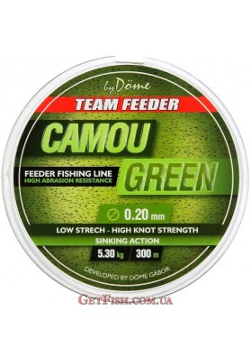 Волосінь Haldorado Team Feeder Camou Green Line 300m 0,20mm
