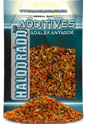 Микро-пеллет Haldorádó Micro Pellet - Super Color Carp (Разноцветный) 800гр. 2мм