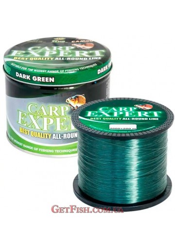 Леска Carp Expert Dark Green 1200м 0.27мм 9.8кг
