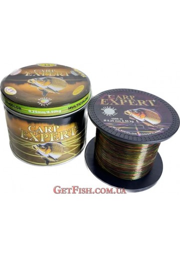 Леска Carp Expert Multicolor Boilie Special 1000м 0.25мм 8.9кг