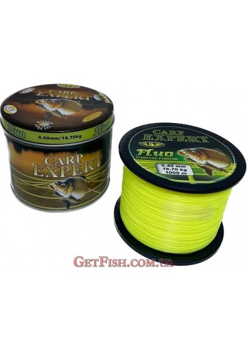 Волосінь Carp Expert UV Fluo Yellow 1000м 0.4мм 18.7кг