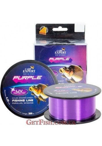 Волосінь Carp Expert UV Protect Purple 300м 0.3мм 12.5кг