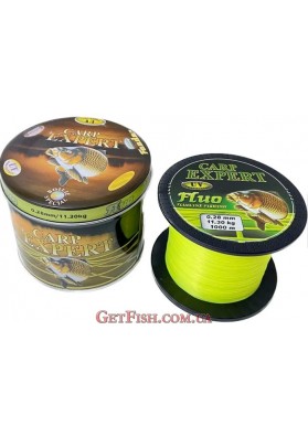 Леска Carp Expert UV Fluo Yellow 1000м 0.28мм 11.3кг