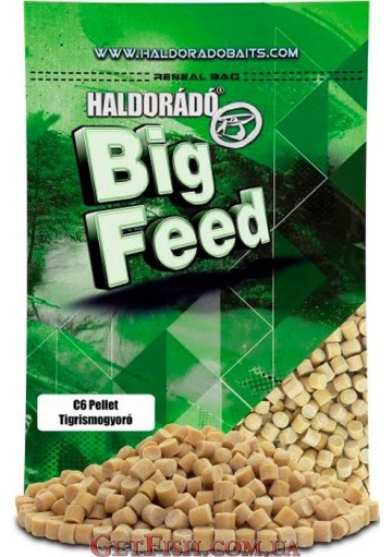 Пеллет Big Feed - C6 Pellet 6 mm - Tigrismogyoró (Тигровий горіх) 800гр