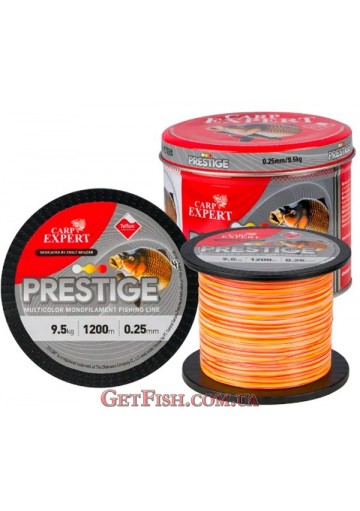 Леска Carp Expert Prestige Multicolor Teflon 1200м 0.25мм 9.5кг