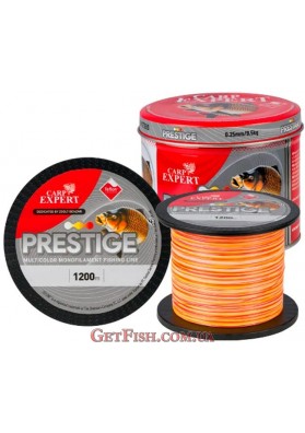 Волосінь Carp Expert Prestige Multicolor Teflon 1200м 0.28мм 11.3кг
