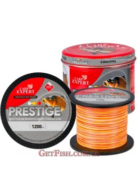 Волосінь Carp Expert Prestige Multicolor Teflon 1200м 0.3мм 13.2кг