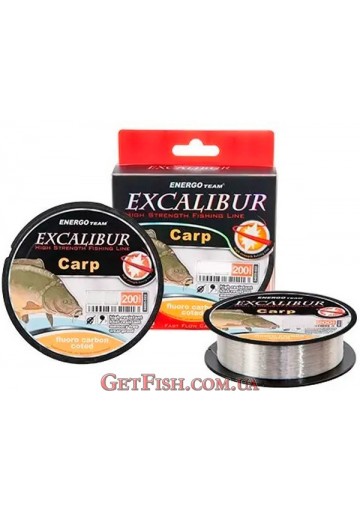 Леска Excalibur Carp FC Clear 200м 0.14мм 3.15кг