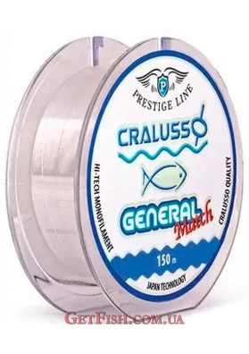Леска Cralusso General Match Clear 150м 0.14мм 2.75кг (2060)