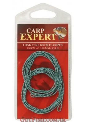 Лідкор с петлями Carp Expert Camou 2шт. х1м 0.9мм 45LBS 20.9кг