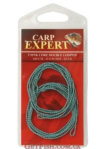 Лідкор с петлями Carp Expert Camou 2шт. х1м 0.9мм 45LBS 20.9кг