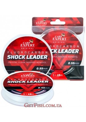 Шок-лідер Carp Expert Fluorocarbon Shock Leader 5x15м 0.2-0.55мм