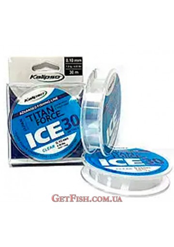 Волосінь Kalipso Titan Force Ice CL 30м 0.1мм