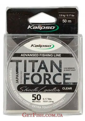 Волосінь Kalipso Titan Force Leader CL 50м 0.16мм