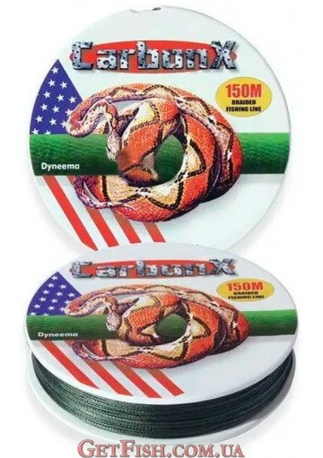 Шнур Carbon X4 Green 150м 0.2мм 20.6кг