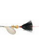 Блесна Mepps Aglia Mouche 0 Серебро Black Fly