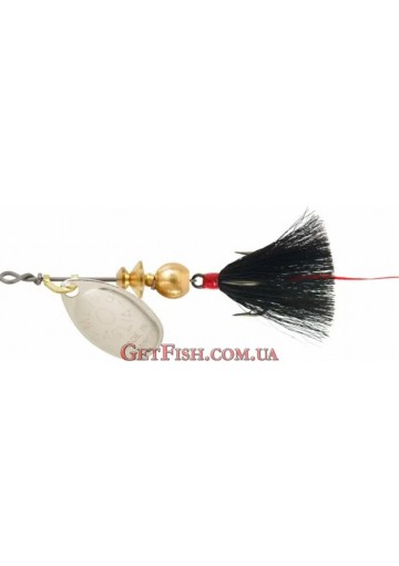Блесна Mepps Aglia Mouche 0 Серебро Black Fly